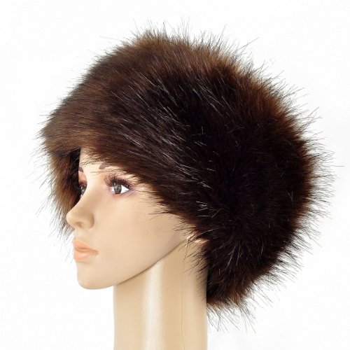 Faux Fur Cossak Russian Style Hat for 
