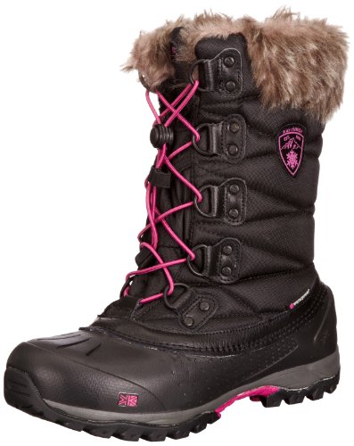 ladies black snow boots uk