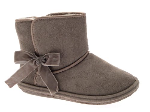 suede slipper boots ladies