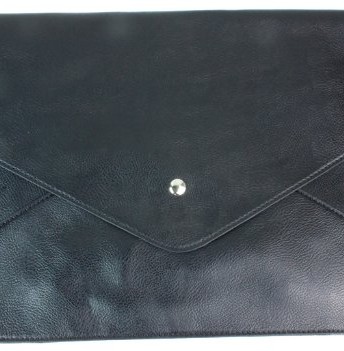 large black envelope clutch bag