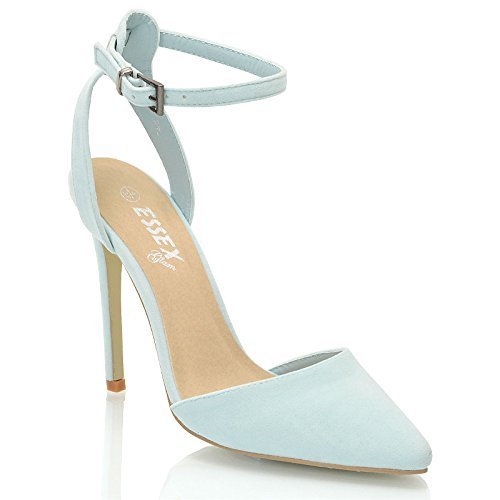 womens light blue heels