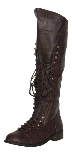 womens flat lace up boots uk