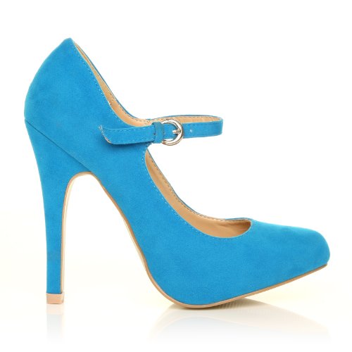 turquoise mary jane shoes