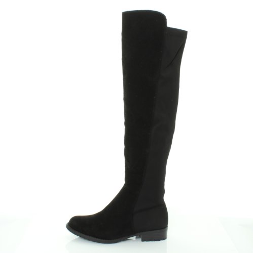 thigh high flat boots uk