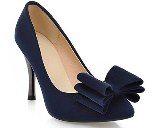 navy blue suede court shoes uk