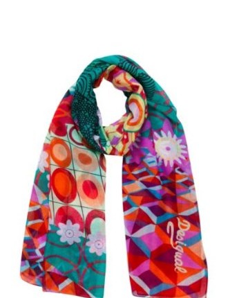 Desigual-Womens-Annelise-Scarf-Scarlet-One-size-0