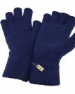 FLOSO-LadiesWomens-Winter-Fingerless-Gloves-One-Size-Burgundy-0-2