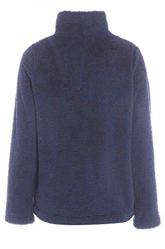 Marks & Spencer Fleece Cardigans Ladies Jacket Navy Blue - Top Fashion Shop