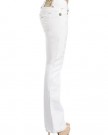 Marlow-Womens-Bootcut-Jeans-Flare-White-Denim-Stitches-Pattern-30-0-1