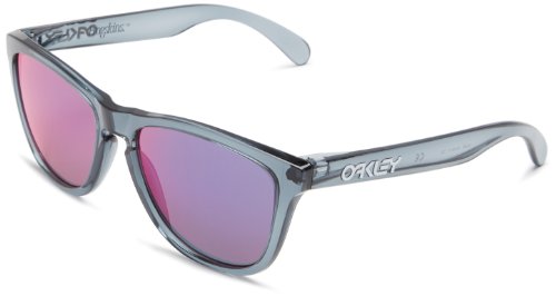 Oakley Frogskins Sunglasses - Crystal Black-Red Iridium 88455 - Top ...