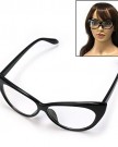 Super-Cat-Eye-Glasses-Vintage-Inspired-Mod-Fashion-Clear-Lens-Eyewear-by-Boolavard-TM-0-0