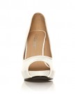 TIA-White-Patent-PU-Leather-Stiletto-High-Heel-Platform-Peep-Toe-Shoes-Size-UK-8-EU-41-0-3